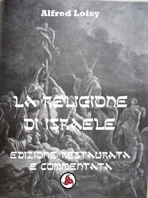cover image of La religione di Israele